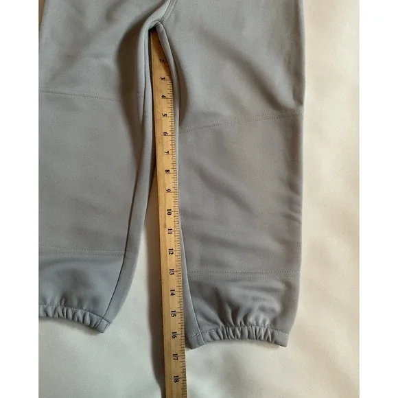 Youper Youth Medium Baseball Pants Boys Capri Softball Pants Gray - Picture 3 of 8